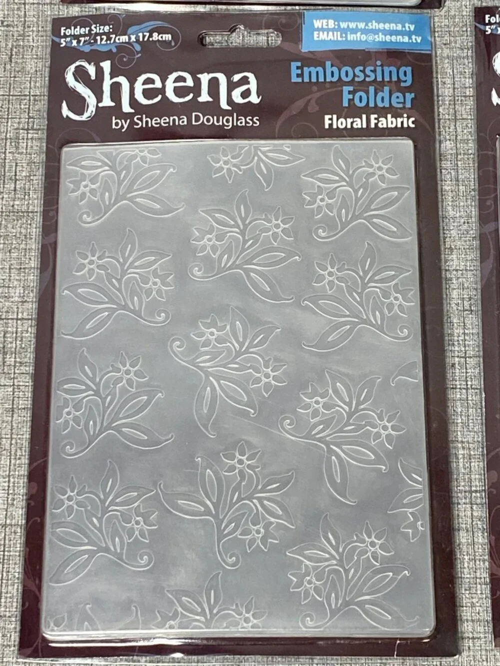 Sheena Douglass 5x7 Embossing Folder Lot - NEW